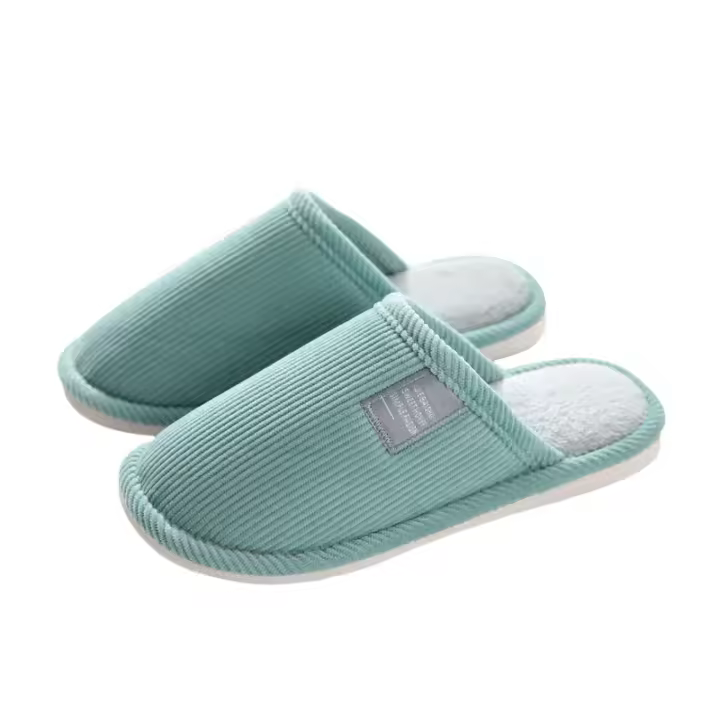 Zapatillas de algodón, zapatillas térmicas caseras para hombres japoneses de invierno para mujeres - 1