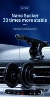 Cargador inalámbrico infrarrojo para coche, soporte de carga rápida de 15W, abrazadera automática, cargador magnético Qi - details 14