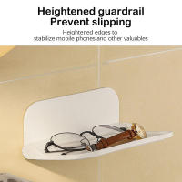 Nuevo estante plegable de pared sin perforaciones, montado en la pared, estante flotante de plástico para el hogar y el baño, soporte. - details 10