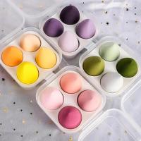 Juego de 4 esponjas Blender Beauty Egg Cosmetic Puff Foundation y accesorios de maquillaje en polvo para mujeres - details 0