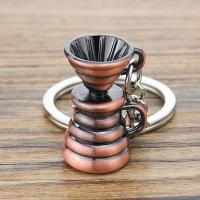 Llavero de Metal 3D creativo con forma de cafetera, Mini llavero con mango de café, llavero creativo con forma de jarra Moka, colgante pequeño - details 20