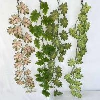 Boda falsa glicina plantas simuladas impresas en 3D, espalda de tortuga de plástico, hojas de manzana verde de bambú, decoración del hogar - details 5