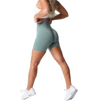 Pantalones Cortos de Fitness para Mujer NVGTN Scrunch Sin Costuras de Spandex Elásticos Transpirables con Efecto Levantador de Cintura para Deportes de Ocio y Correr - details 13
