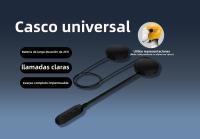 Auriculares Bluetooth 5.3 para Casco de Moto Sonido Estéreo HD, Cancelación de Ruido, 20h Autonomía, 30mm Altavoces, Impermeable Ideal para Viajes y Llamadas Claras - details 4