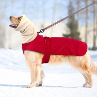 Ropa Térmica Para Perros Invierno Impermeable Chaqueta Gruesa Para Medianos Y Grandes Cachorros Rojo Negro Con Agujero Para Correa Greyhound - details 12