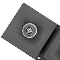 Moderno Acero Inoxidable Doble Bol con Desagüe 30 x 17 x 8.27 pulgadas Perfecto para Cocina y Baño - details 7