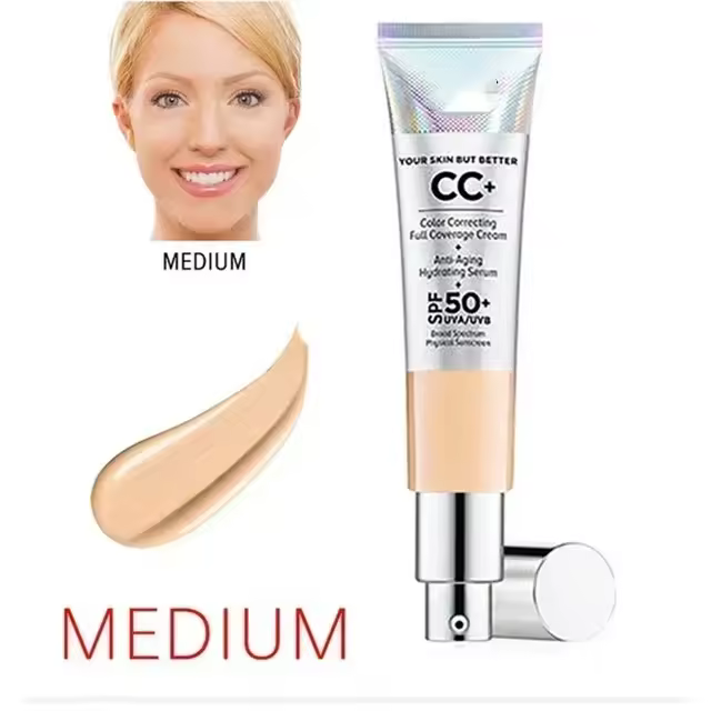 maquillaje base it Your skin but better CC iluminación color corrector crema de cobertura total spf 50+ uva 32ml cc cream BUIK - 1