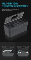 Caja de Almacenamiento de Herramientas JIMIHOME Caja de Herramientas Pesada y Impermeable de 17 Pulgadas con Protección Anticolisión para El Portaherramientas del Coche - details 2