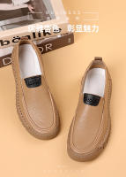 Nuevos zapatos casuales de cabeza redonda para hombres de cuero para hombres, mocasines, zapatos para hombres - details 1