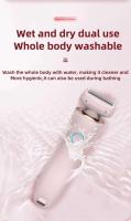 Maquinilla de afeitar corporal para mujer, depiladora de eliminación indolora, recargable por USB, recortadora para cara, pierna, axila, Bikini, afeitadora púbica de mano - details 7