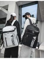 Mochila de viaje multifuncional, ligera, de gran capacidad, Unisex, con estampado de letras, impermeable, bolso escolar para deportes al aire libre - details 15
