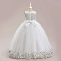 Elegante Vestido de Princesa con Lentejuelas de Esponja Vestido de Fiesta para Niñas en Rosa para Bodas y Graduaciones - details 3