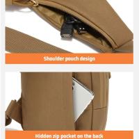 Bolsa de pecho para exteriores de gran capacidad, correa ajustable, tela Oxford, bolsos cruzados para escalar, transpirable, multicapa - details 8
