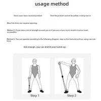 Banda de resistencia tipo 8 palabras para mujer, cinturón elástico para ejercicio físico, banda elástica para el brazo, equipo de Yoga para mujer, Fitn G2h5, 1 ud. - details 6