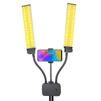 Tubo de brazo Dual para selfie, luz LED para vídeo de maquillaje, transmisión en vivo, luz de relleno de tubo dual - details 1