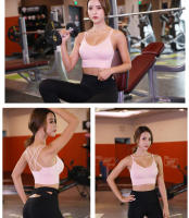 Chaleco Deportivo sin Costuras Cruzado de Espalda Elástico de Nylon Ideal para Yoga y Estiramiento - details 1