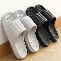 Zapatillas de suela suave de EVA para hombre y mujer, chanclas cómodas, sandalias de playa de verano, zapatos antideslizantes para el baño y el hogar - details 1