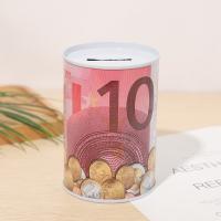 Caja de ahorro de dinero, alcancía, tanque de almacenamiento de borde liso, caja de monedas para niños, juguetes educativos tempranos - details 3