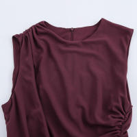 - Otoño ses Mujer, Mini s elegantes con pliegues para vacaciones, moda juvenil - details 5