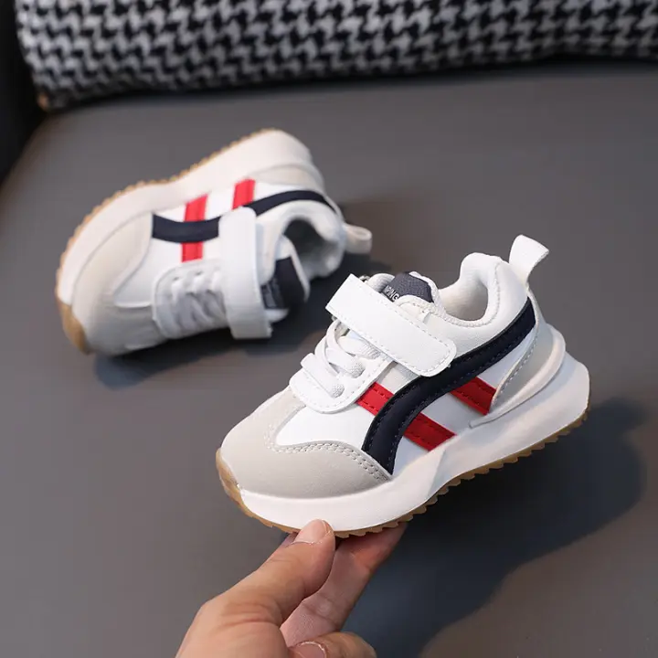 Nuevas zapatillas de deporte para niñas, zapatos de cuero para correr, zapatos para bebés y niños pequeños - 1
