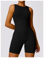 Mono de Yoga con Espalda Hermosa y Hueca Traje Deportivo de Fitness para Mujer Material Exterior de Nylon T-Shirt - details 29