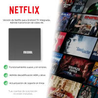 MECOOL Android TV Box KM9 Pro Max Android 12 Google TV Netflix Certificado Soporte Dolby Audio WiFi 2.4G/5G 4K HDR10+ BT 5.0 LAN 10M/100M Google Voice Smart TV Reproductor multimedia - details 1