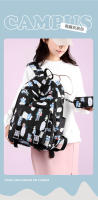 Mochila escolar para niñas Bolsa de libros linda y ligera de gran capacidad - details 6