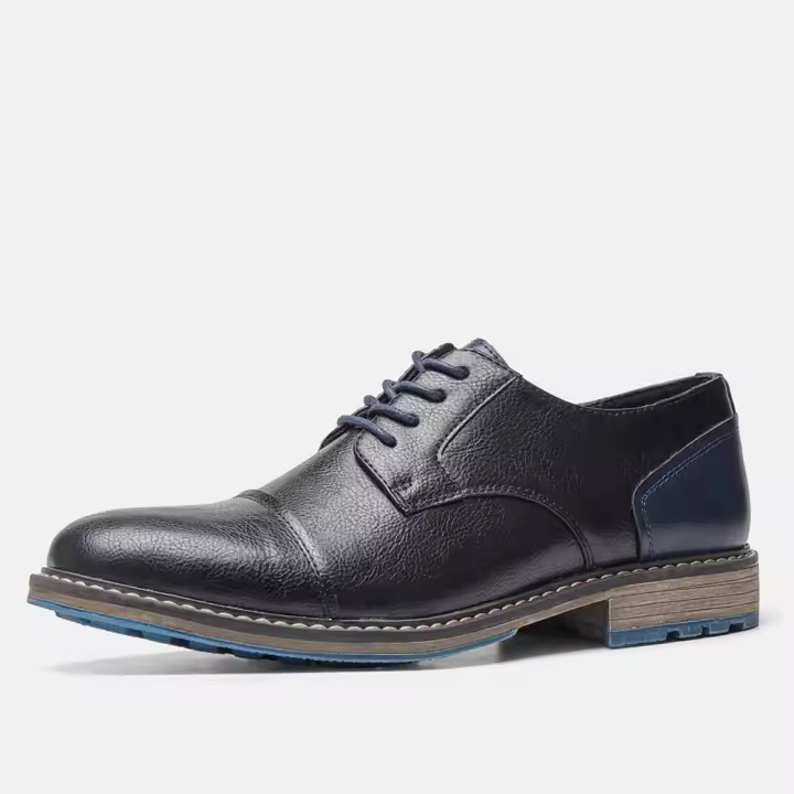 Zapatos casuales de negocios tendencia retro zapatos de cuero de gran tamaño - 1