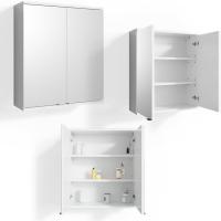 Armario con espejo para baño Roy, blanco, 60 x 68 cm - details 6