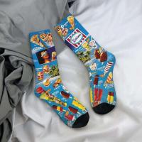Calcetines de verano para hombre y mujer, antideslizantes, informales, con estampado de helado, la mejor idea de regalo - details 14