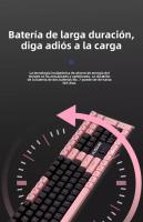 Hola11 Teclado y ratón mecánicos inalámbricos para juegos de oficina - details 14