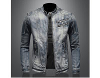Chaquetas de mezclilla para hombre, ropa de calle Retro, abrigos rompevientos de vaquero, ropa de otoño e invierno - details 3