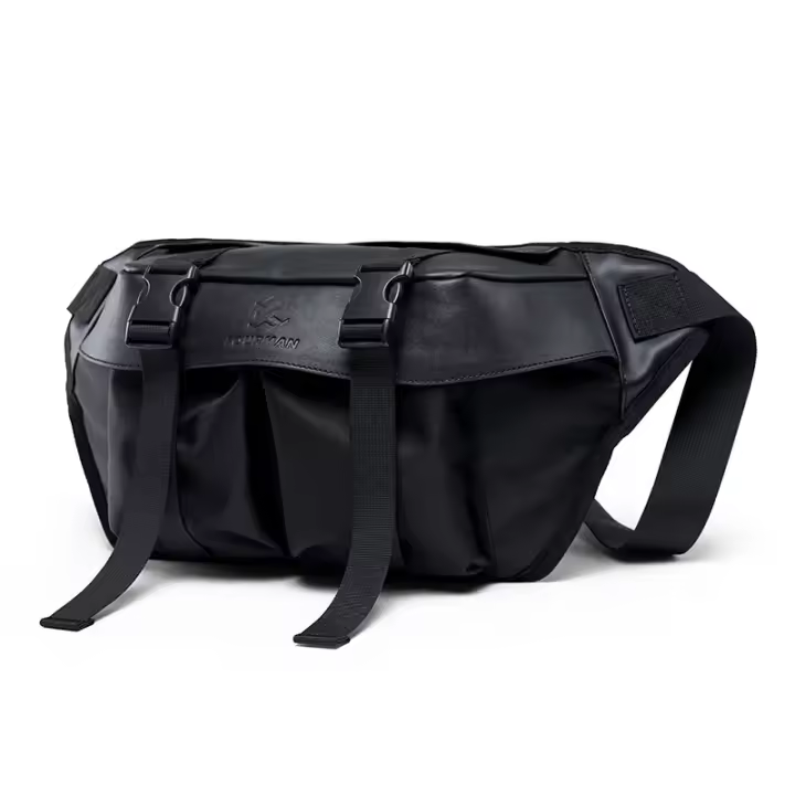 Bolso Cruzado Informal Japonés para Hombre Bolsa de Viaje y Cita Resistente al Agua, Espacio Grande, Con Cremallera para iPad de 9,7 pulgadas - 1
