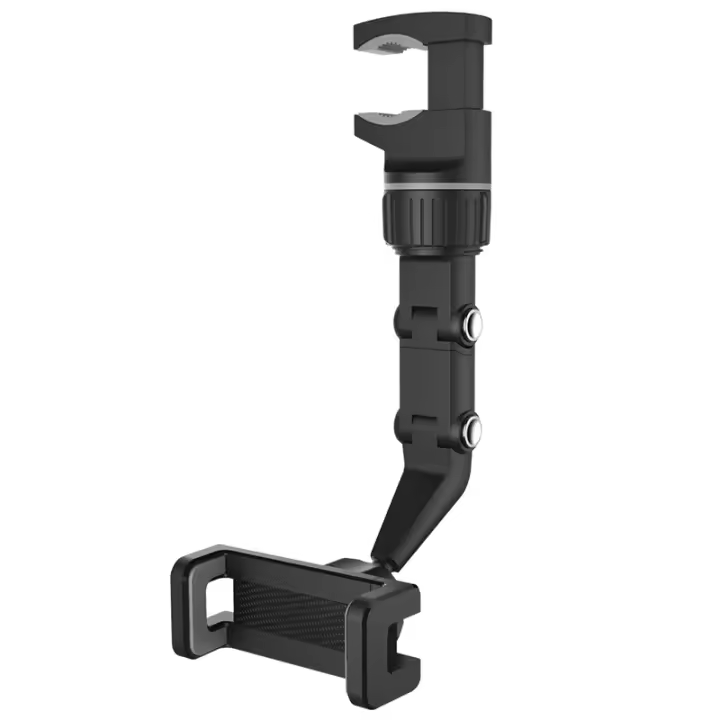 Soporte de teléfono giratorio para coche, soporte multifuncional para espejo retrovisor, navegación GPS, 360 grados - 1