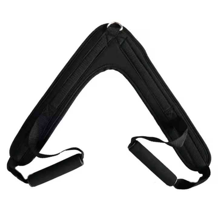 Correas abdominales en forma de V, asa de arrastre, correa para el hombro, arnés de ejercicio Ab, cinturón Abdominal cómodo de nailon para Fitness - 1
