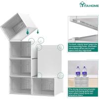 Organizador de Zapatos de Plástico Transparente con Puerta 12 Set, Plegable y Apilable, Tamaño 35,7 x 27,6 x 20,8cm Negro - details 27