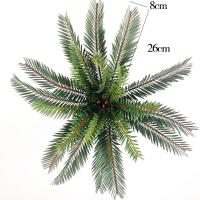 Rama de palmera Artificial de 45cm, planta Tropical, hojas de árbol de coco de plástico, plantas artificiales grandes realistas, decoración de jardín y hogar - details 7