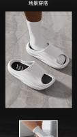 Zapatillas huecas de baño para hombre, nuevas sandalias de baño antideslizantes con interior, zapatillas frescas de suela gruesa para uso exterior - details 8