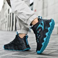 Zapatillas de Baloncesto para Hombre de Talla Grande Zapatos Deportivos de Cuero Antideslizantes para Invierno, Calientes y Nuevas - details 22