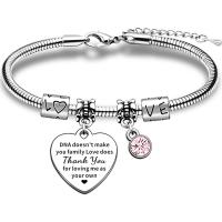 Pulsera de acero inoxidable, pulsera con letras de etiquetas, pulsera de accesorios, venta caliente en Italia - details 17