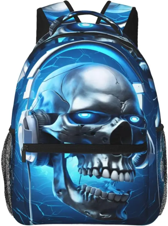 Mochilas de calavera de galaxia 3D para niños, bolso de hombro para adolescentes, niñas de 1 a 5 grados - 1