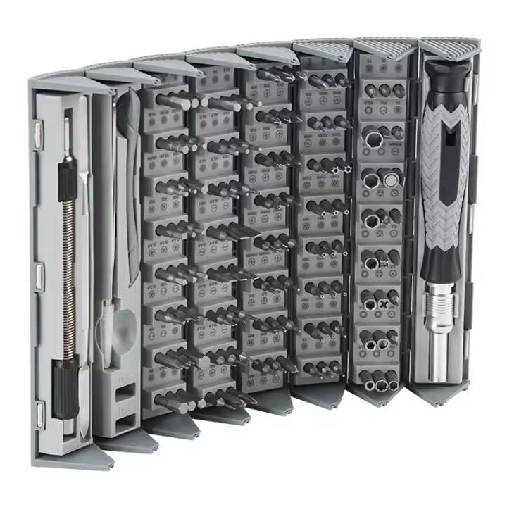 Llave de Destornillador de Precisión 126 en 1 Kit de Herramientas Portátiles Magneticas Pequeñas para Reparación de Móviles Xiaomi PC Relojes Tipo de Empleo para Herramientas: Bricolaje en Casa - 1