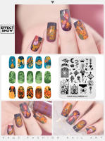 Plantillas de Arte de Uñas KADS para Salones de Belleza Herramientas de Manicura con Diseños de Flores Hojas Oceanos Animales - details 6