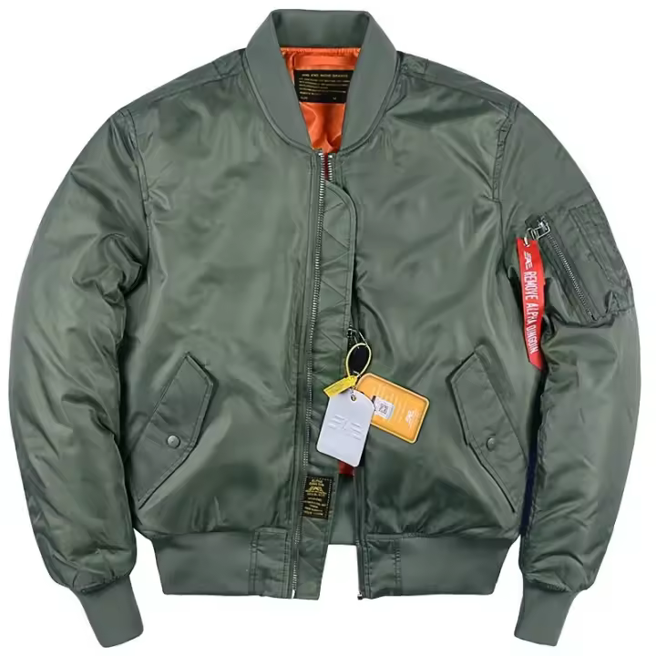 Chaqueta Bombera Táctica de Invierno para Hombres Cálida, Gruesa, Abrigo Militar con Capucha de Piloto Aviador - 1