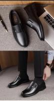 Zapatos de cuero genuino, mocasines para Hombre, zapatos de cuero informales de negocios, zapatos planos clásicos suaves transpirables para Hombre - details 17