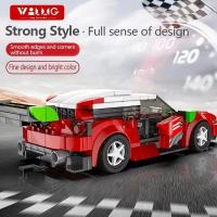 Kit de Bloques de Construcción de Deportivo de Automóvil Technic MOC Juguete Educativo STEM para Niños Velocidad de Ciudad - details 2