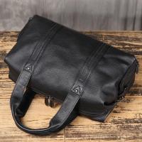 Nuevo Bolso de Viaje de Mano de Cuero Genuino para Hombres Bolso de Equipaje de Negocios Corto - details 4