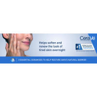 CeraVe Crema de noche renovadora de la piel, niacinamida, complejo de péptidos e hidratante de ácido hialurónico para el rostro, 1,7 onzas, embalaje - details 1