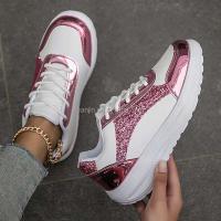 Nuevos zapatos de mujer brillantes, superventas, en tallas 41, 42, 43, zapatos planos de fiesta con perlas deportivas de oro rosa a la moda, calidad - details 3