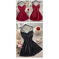 Elegante Vestido Nocturno Sencillo Ropa de Dormir y Relájarse para Mujeres - details 3